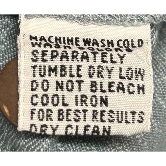 Tommy Bahama Shirt Mens Medium Blue Silk Button Up Loop Collar Short Sleeve - Picture 6 of 7